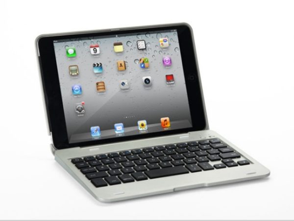 Compatible With Bluetooth Keyboard, Aluminum Case For IPad Mini - Image 4