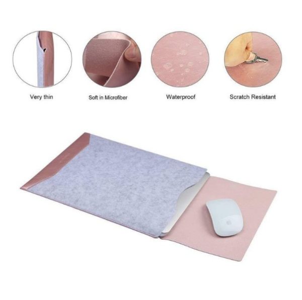 Minimalist Laptop Sleeve With Mousepad For - Image 3