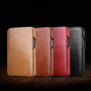Compatible with Apple, IPhone 12Pro Max Leather Flip All-Inclusive Leather Case