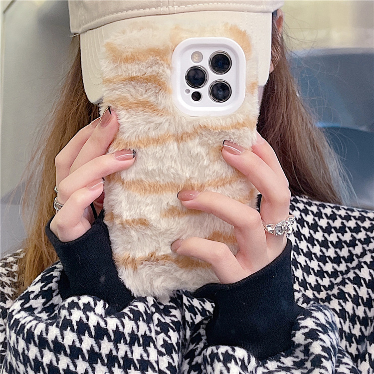 Plush Tiger Pattern All-inclusive Phone Case - Image 10