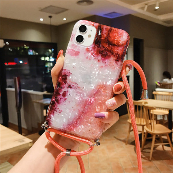 Marble necklace mobile phone case - Image 7