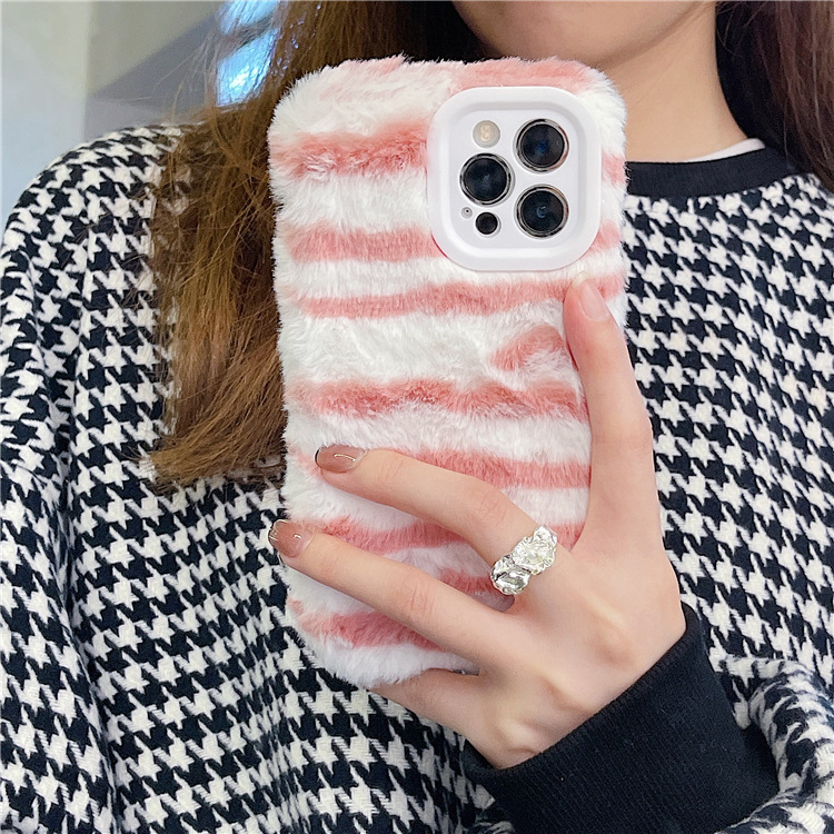 Plush Tiger Pattern All-inclusive Phone Case - Image 9