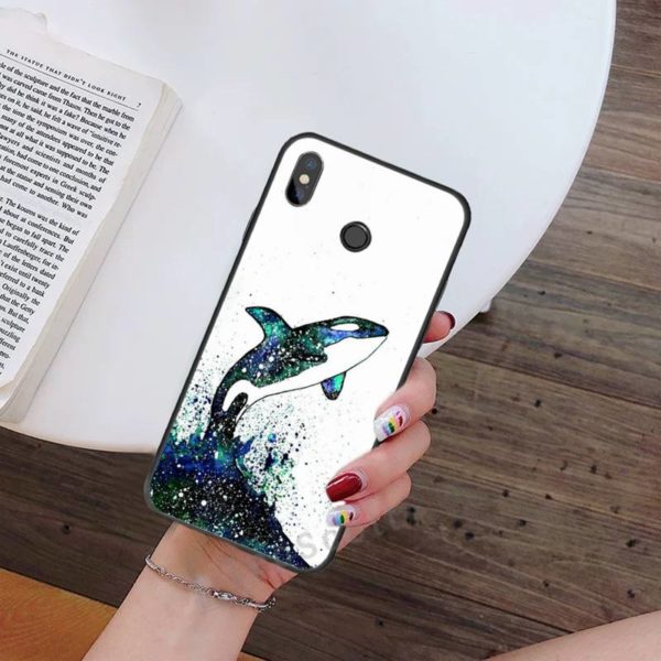 Killer Whale Orca Watercolor Phone Case - Image 3