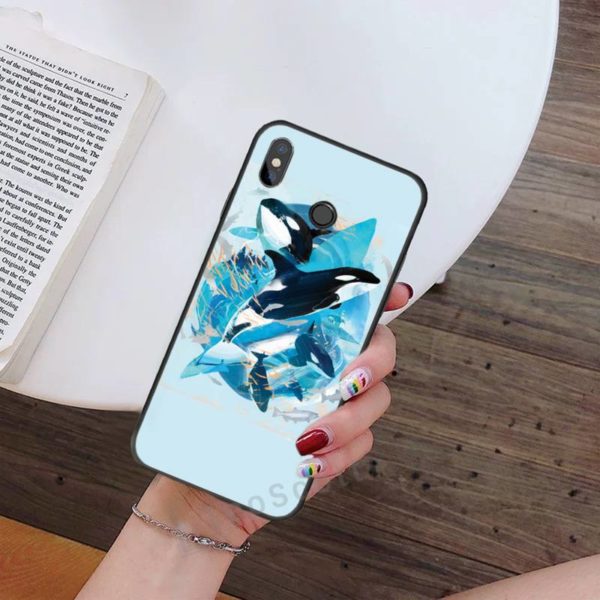 Killer Whale Orca Watercolor Phone Case - Image 4